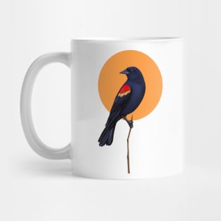 Red winged blackbird Mug